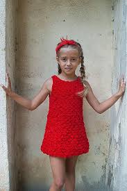 Girls Mini Dress Toddler Girl Red Dress Knit Dress Crochet Etsy Toddler Girl Dresses Girl Red Dress Knit Mini Dress