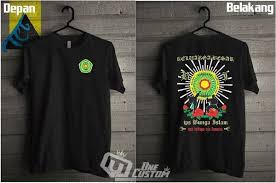 Akhirnya mereka mempercayakan kepada kami untuk membuat desain kaos kelas sekaligus dibuatkan kaos kelas. Gambar Kaos Bunga Islam