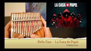 O partigiano, portami via o bella ciao, bella ciao, bella ciao, ciao, ciao o partigiano, portami via ché mi sento di morir. La Casa De Papel Money Heist Bella Ciao Kalimba Cover Tabs