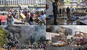 South african police beat african women with clubs in durban in 1959, when the women raided and set fire to a beer hall in protest against police action against their home brewing activities. 1zh Cl8pvc9kem