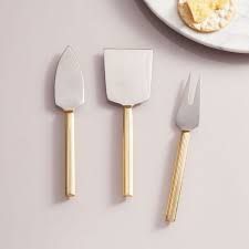 Maybe you would like to learn more about one of these? Art Ridge Cheese Knives Set Of 3