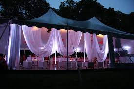 Wedding Rentals Wedding Backyard Lighting Wedding Tent