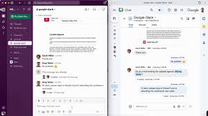 Slack thread view