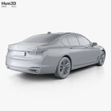 Bmw 7 Series G12 Le With Hq Interior 2015 3d Model Bmw 7 Series Car 3d Model 3d Model