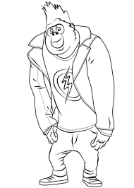Johnny Gorilla From Sing Coloring Page Star Coloring Pages Kids Coloring Books Cartoon Coloring Pages