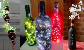 Vase bleu bonbonne 35 bonbonne en verre verre recycle deco vert d eau from www.pinterest.com. 20 Idees Pour Transformer Vos Bouteilles De Verre En Objets Deco Un Tuto