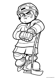 You can use our amazing online tool to color and edit the following ice hockey coloring pages. Hockey S Boy Player7811 Coloring Pages Printable