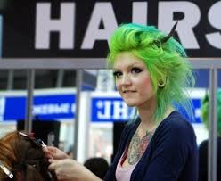 Love The Color For A Streak Not My Whole Head Mostly The Blueish Green Color Green Hair Hair Inspiration Color Hair
