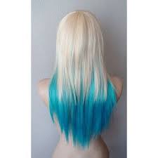 This blonde and blue hair is a quirky way to achieve just that. Multi Colored Hair Blue Tips Hair Colored Hair Tips Hair Styles