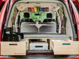 Convert Your Honda Odyssey With The Roadloft Minivan Camper Conversion Kit In Just A Few Minutes Without A Minivan Camper Conversion Mini Van Camper Conversion
