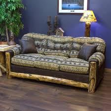 The ezra flip chaise sleeper sofa is all about comfort, style and versatility. Log Futons Rustic Sleeper Sofa Styles Rustic Futon Log Futon Sofas