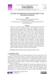 Contextual translation of air muka into english. Pdf Culture Its Dimensions And Implications To The Teaching Of English