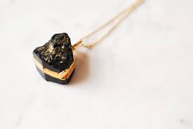 Raw Black Tourmaline Pendant Necklace Healing Gemstone Etsy Tourmaline Pendant Gemstone Healing Black Tourmaline