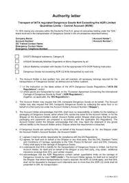 In many occasions in your life you are needed to write an authority letter for someone to. Approval Authority Letter For Un3373 Import Dhl