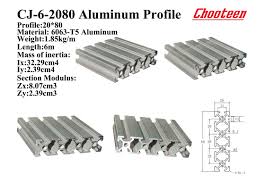 Customized 3d Printer Aluminium Profile 2080 Aluminum Extrusion In 2020 Aluminum Extrusion Extruded Aluminum Extrusion