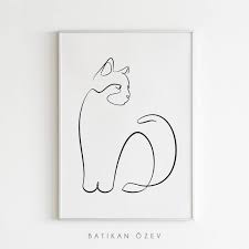 See more ideas about one line animals, line art drawings, drawings. Minimalist Cat Line Art One Line Cat Design Cat Print Art Abstract Cat Drawing Minimal Decor Abstract Line Art Line Art Drawings Kitten Art