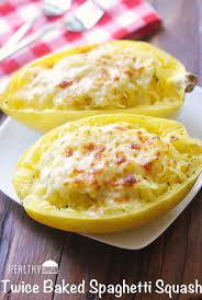Baked Spaghetti Squash With Cheese Healthy Recipes Blog Recipe Cheesy Spaghetti Squash Squash Recipes Spagetti Squash Recipes