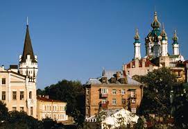 Ukrajina ukrɑˈjinɑ), whiles cried the ukraine, is a sovereign state in eastren europe, mairchit bi roushie tae the east an northeast; Ukraina Store Norske Leksikon