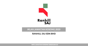 Permohonan Jawatan Kosong Ranhill Saj Sdn Bhd Portal Kerja Kosong Graduan