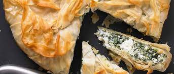 Spinach And Ricotta Filo Pie Recipe Vegetarian Recipes Healthy Vegetarian Pie Recipes