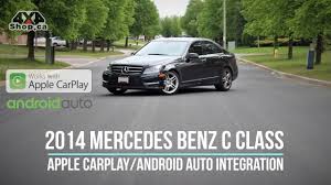 Adding Apple Carplay Android Auto Interface Video Mercedes Benz C Class W204 Youtube