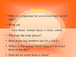 Clock angle problems are a type of mathematical problem which involve finding the angle between the hands of an analog clock. Telling Time Let S Learn About Time Online Presentation