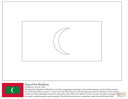 coloriage drapeau des maldives coloriages a imprimer gratuits amy brown fairy