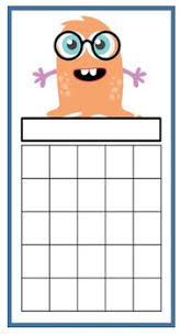 monster incentive reward sticker chart