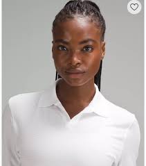 Lululemon Swiftly Tech Relaxed-Fit Polo size 8 white