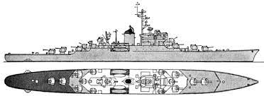 This video is intended for a mature audience only. De Grasse Light Cruisers 1956