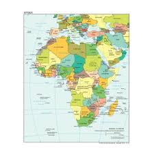 Cote d' ivoire (elfenbeinküste) yamoussoukro ghana. Weltatlas Online De Afrika Deutschsprachig Din A4 Landkartenshop De