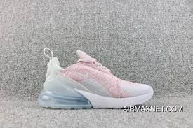Nike Air Max 270 Ah6789 602 Overseas Version 270 Pink White Heel Half Palm As Jogging Shoes New Online Nike Air Jordan Shoes Adidas Shoes Women Nike Air Shoes