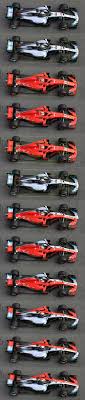 The road car's 3.5 v6 has over double the f1 car's capacity, it sports an extra turbo, and has three electric motors (two on the front axle) to give four. F1 Car Size Comparison