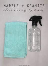 This spray isn't limited to the kitchen! Diy Cleaners Marble Granite Cleaning Spray Clean Mama