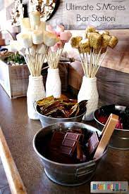 Break graham cracker sheets and candy bars into halves or quarters depending on desired size of. Ultimate S Mores Bar Station