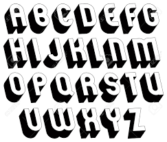 Typogram.co if you like this series, you can subscribe here. Black And White 3d Font Single Color Simple And Bold Letters Alphabet Royalty Free Cliparts Vectors And Stock Illustration Image 30275826