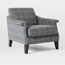 Writer S Upholstered Club Chair Prints West Elm Club Chairs Chair Rocking Chair Nursery