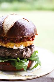 Set breaded cheese pieces on a plate as you continue to work. Fried Mozzarella And Sun Dried Tomato Burgers
