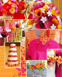 Posts About Unique Wedding Colors On The Best Wedding Blog Ever By Marilyn S Keepsakes Unique Wedding Colors Orange And Pink Wedding Wedding Colors