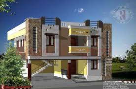 Indian House Design Double Floor Buildings Designs4 House Roof Design Village House Design Modern House Facades