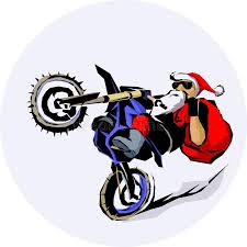 Santa claus motorcycle 7169 gifs. Santa Claus Moto Bike Ride Vector Illustration Stock Vector Illustration Of Holiday Motorbike 133763931