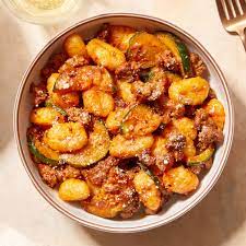 Spicy Beef Gnocchi With Zucchini Recipe Spicy Recipes Gnocchi Recipes Beef Recipes