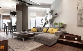 Modern style apartment design in sixceylon, jalan ceylon, kuala lumpur, malaysia 4. Living Room Modern Small Apartment Interior Design Novocom Top