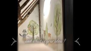 Woodland II Wall decal for kids with forest animals