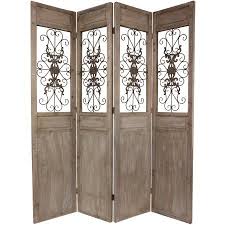 Oriental Furniture 7 Ft Tall Railing Scrolls Room Divider Decorative Item Oriental Design Any Occasion Any Room 4 Panel Walmart Com In 2020 Wooden Room Dividers Room Divider Screen Oriental Furniture