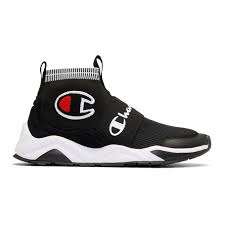 Black And White Champion Shoes Champion Reverse Weave Black Rally Pro High Top Sneakers Modesens Champion Shoes Champion Sneakers Slip On Tennis Shoes