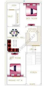 Image Result For House Plan 20 X 50 Sq Ft House Map Home Map Design House Design Drawing