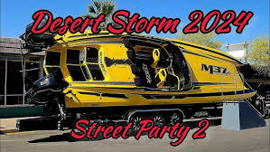 Desert Storm Lake Havasu 2024 Big Boats Street Scene Boats & Vendors #2  #desertstorm #boat #boatshow