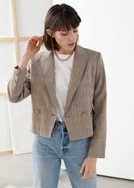 Cropped Double Breasted Blazer Womens Fashion Blazer Double Breasted Blazer Blazer