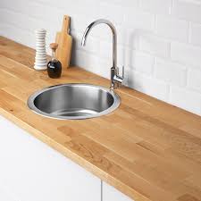Boholmen Single Bowl Top Mount Sink Stainless Steel Ikea In 2020 Inset Sink Sink Modern Kitchen Cabinets